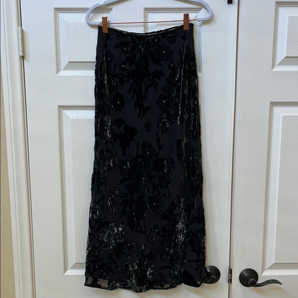 Vintage Silk Beaded Skirt